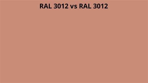 RAL 3012 vs 3012 | RAL colour chart UK