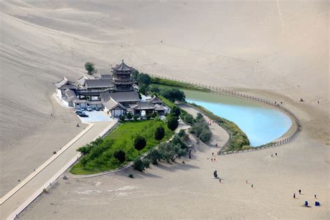 Crescent Lake, Lake in China | Breathtaking places, Crescent lake, Lake