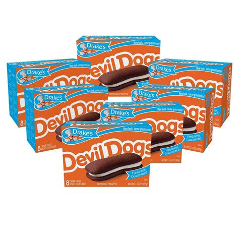 Drake's Devil Dogs, 95.41 oz, 7 Boxes + Free Shipping