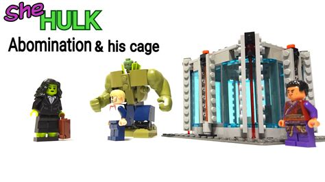 lego She-Hulk Abomination and his cage moc - YouTube