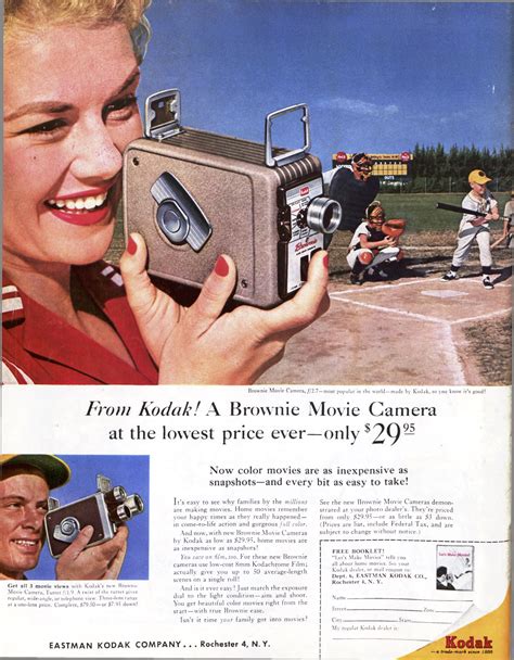 Vintage Advertising: Kodak Cameras from 1901-1965 | The Saturday ...