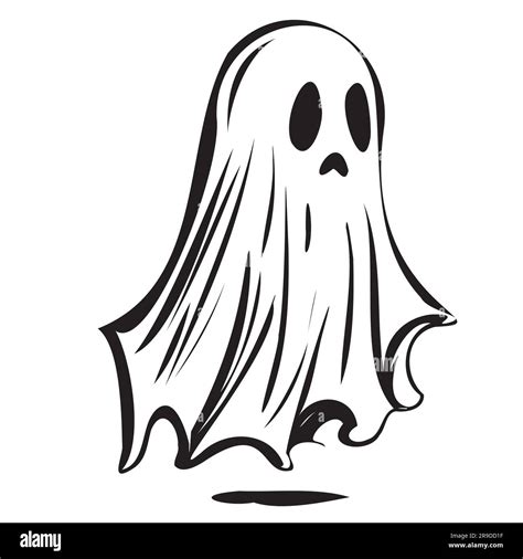 Halloween Ghost Clipart Black And White