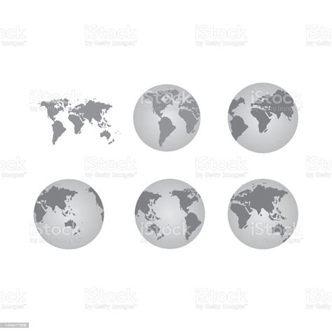 World Map Logo Vektor Stock Illustration - Download Image Now - Africa ...