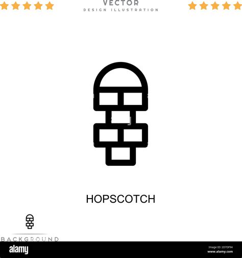 Hopscotch icon. Simple element from digital disruption collection. Line ...