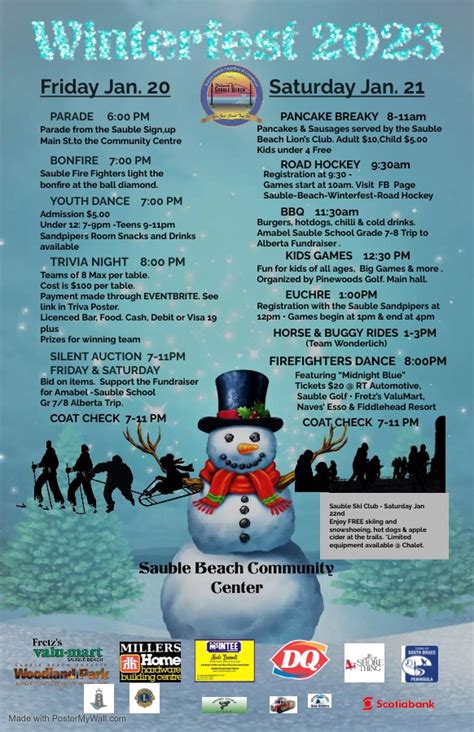 Sauble Beach Chamber set to celebrate Winter next weekend at Winterfest ...