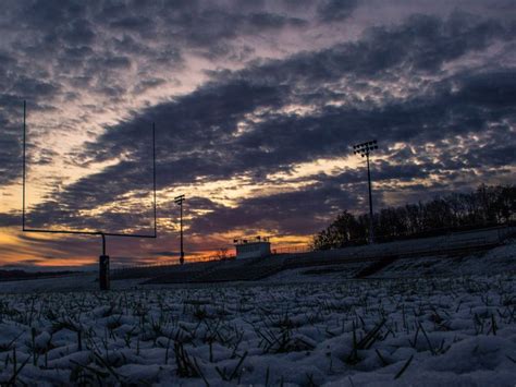 Snowy Football Field Sunrise | Smithsonian Photo Contest | Smithsonian ...