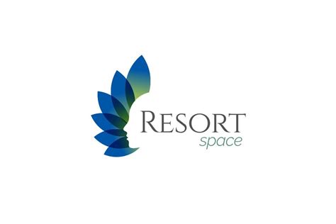 Beauty Resort Spa Green Blue Logo | Creative Logo Templates ~ Creative ...