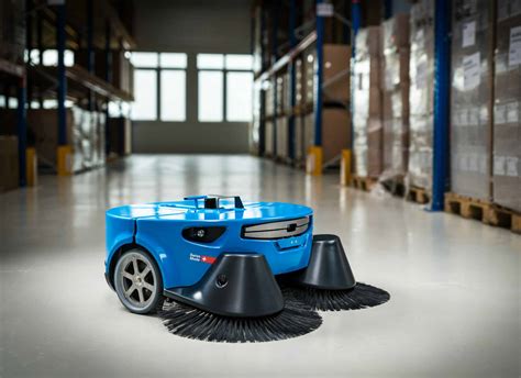 Robot Floor Sweeper K900 - Industrial Floor Cleaner Robot