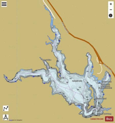 Pyramid Lake Fishing Map | Nautical Charts App