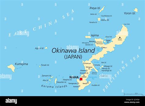 Ryukyu islands map hi-res stock photography and images - Alamy