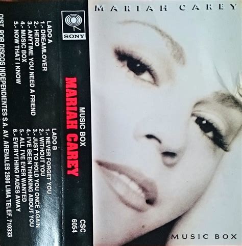 Mariah Carey – Music Box (1993, Cassette) - Discogs