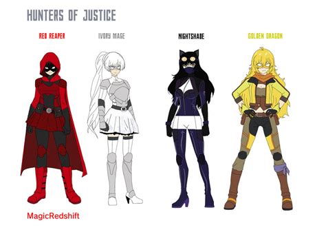 Hunters of Justice - Team RWBY by MagicRedshift on DeviantArt