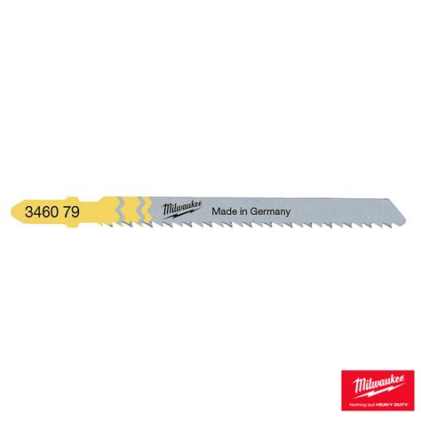 Milwaukee - Jigsaw Blade - Traditional Blade T101BR- (Pack Of 5 ...