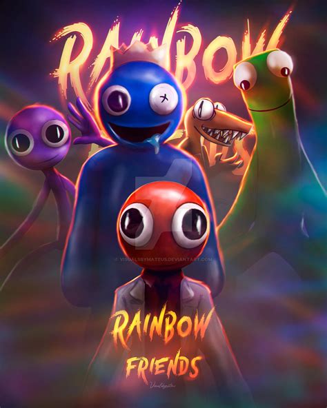 Rainbow Friends Poster by Visualsbymateus on DeviantArt