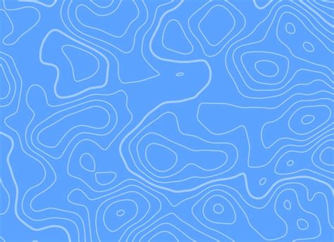 Free Vector | Topographic contour lines in blue background