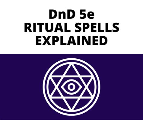 DnD 5e Ritual Spells Explained - The GM Says