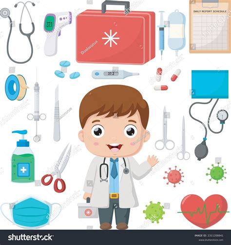 13,093 Cute Doctor Tools Images, Stock Photos & Vectors | Shutterstock