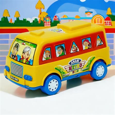 Toys Treasure Friction Powered Metro Toy Bus for Toddlers/Kids/Children ...