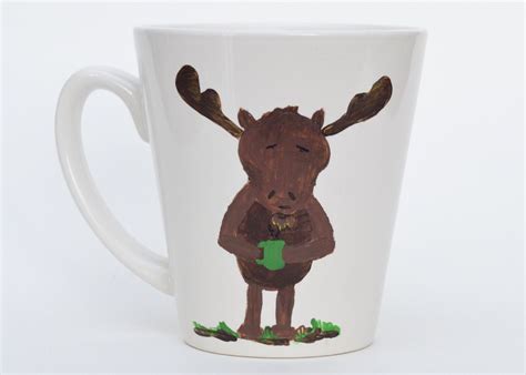 Moose Coffee Mug - Funny Coffee Mug by EverydaySummit on Etsy #coffee # ...