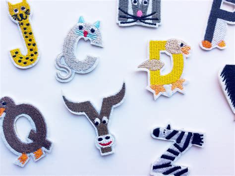 26 Iron on Letters Patches Set A to Z Letters Applique - Etsy