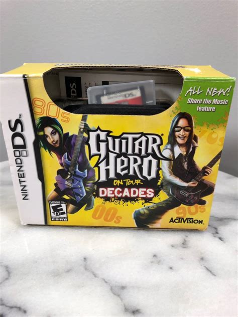 Guitar Hero on Tour Decades for Nintendo DS. Comes in box, missing ...