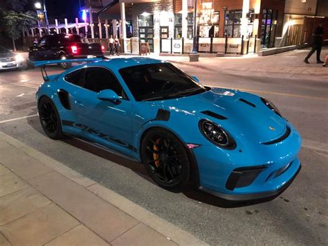 Miami Blue GT3 RS Spotted in Grand Bend, ON Canada : Porsche | Porsche ...