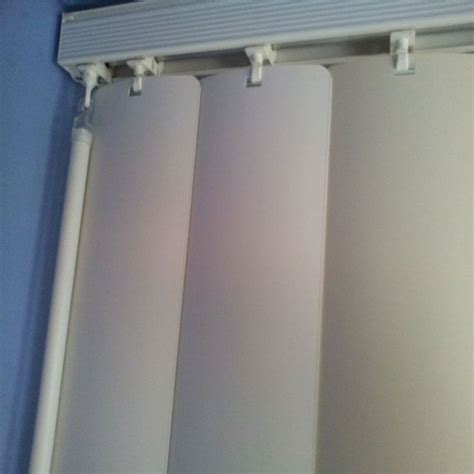 Rigid Pvc Easy Clean Vertical Blinds Replacement Slats Cream or Beige ...