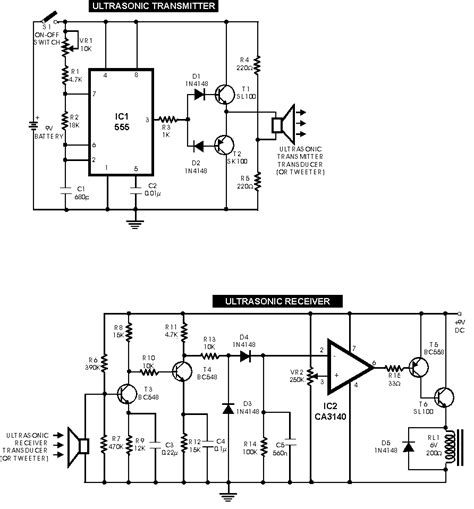 Ultrasonic Switch - Electronics Circuits & Hobby