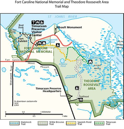 Fort Caroline National Memorial | PARK MAP