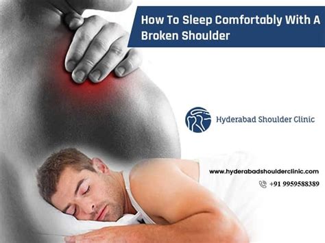 How To Sleep Comfortably With A Broken Shoulder - shoulder clinic Hyderabad