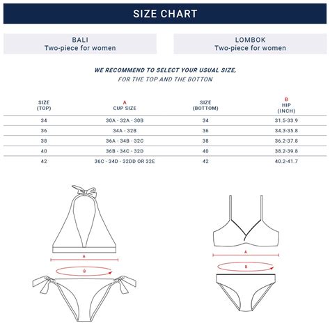 The guide to choosing your swimsuit size