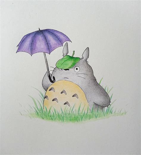 Just a little Totoro drawing :) : r/ghibli