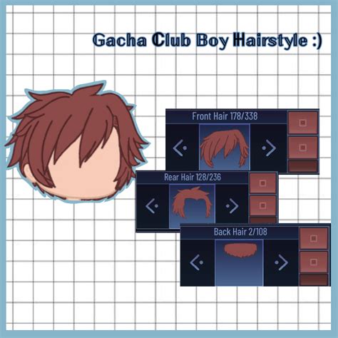 Gacha Club Hairstyles Ideas Boys