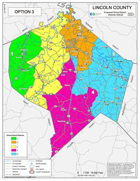 Board Approves New District Boundary Map | Lincoln County Schools