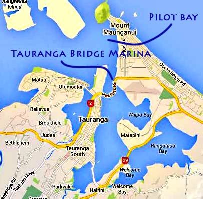 Tauranga Bay Map