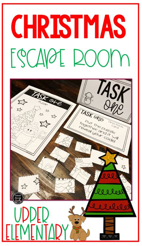 Christmas ESCAPE ROOM (4th, 5th, 6th Grade) *NOT CONTENT SPECIFIC ...