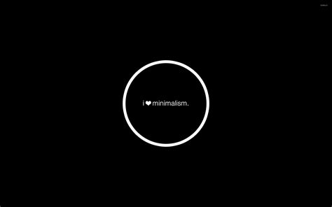 I love minimalism in a circle wallpaper - Minimalistic wallpapers - #47520