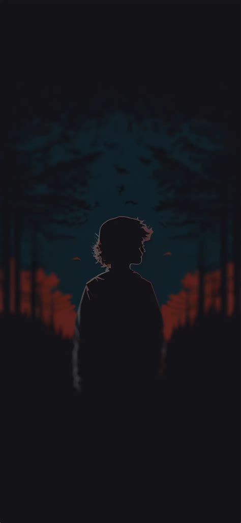 Boy in Forest Dark Aesthetic Wallpaper - Dark Aesthetic Wallpapers