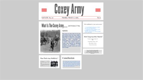 Coxey Army by Teaira Chandler