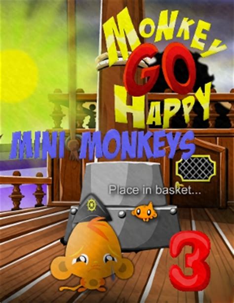 Monkey Go Happy Mini Monkeys 3 - Walkthrough, Tips, Review