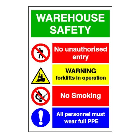 Safety Signage - Warehouse Safety Sign