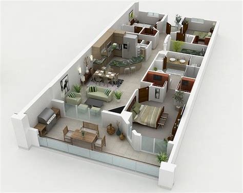 216 best 3D Housing Plans/Layouts images on Pinterest