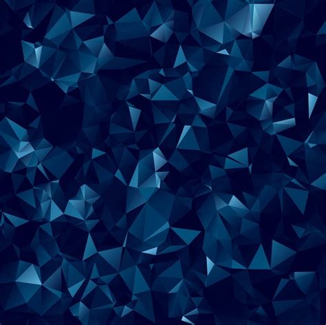 Free Vector | Abstract dark blue polygonal background