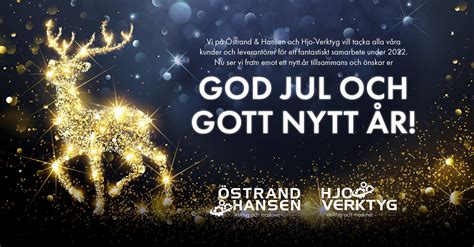 God Jul och Gott Nytt År 2023 - Östrand & Hansen