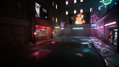 ArtStation - Cyberpunk Alley