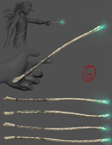 ArtStation - Bright : Magic Wand, Alex J Cunningham | Wands, Magic wand ...