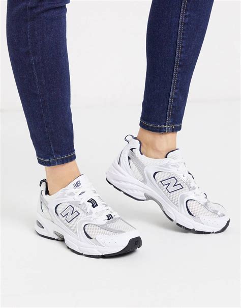 New Balance 530 sneakers in white silver and blue - WHITE | ASOS | New ...