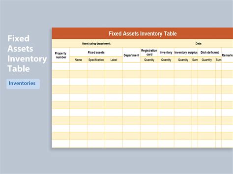 Excel Template For Inventory Management