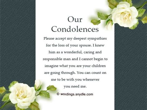 Share this on WhatsAppCondolence messages for loss of husband: A ...