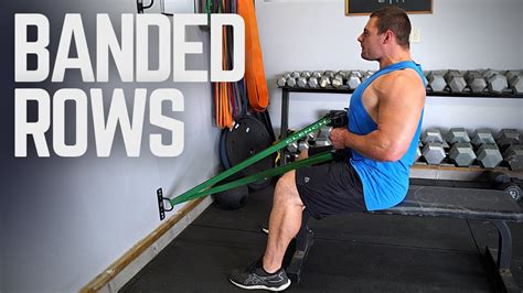 Banded Seated Row - 3 Close Grip Row Exercises with Bands - YouTube